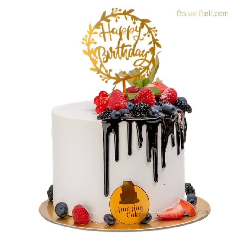 Signature Berry Drip Cake