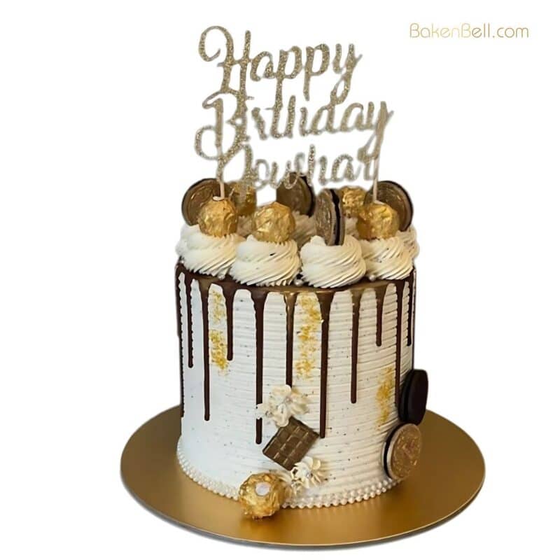 Ferrero Rocher Cookies Cake