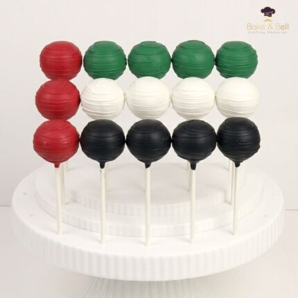 UAE Flag themed Cake Pops