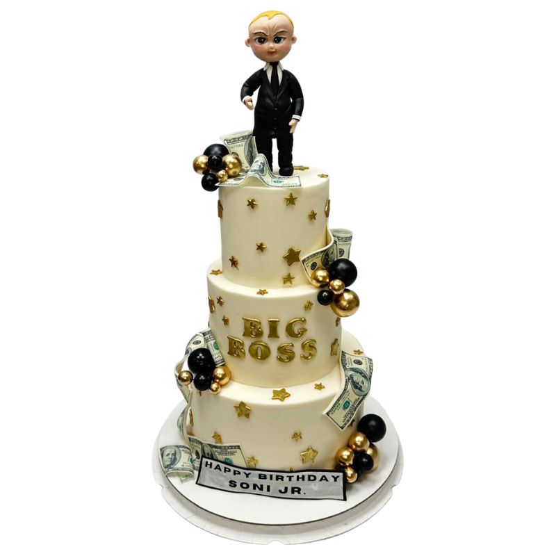 Big Boss Cake Big Boss cake - 3 Tier - Image 1