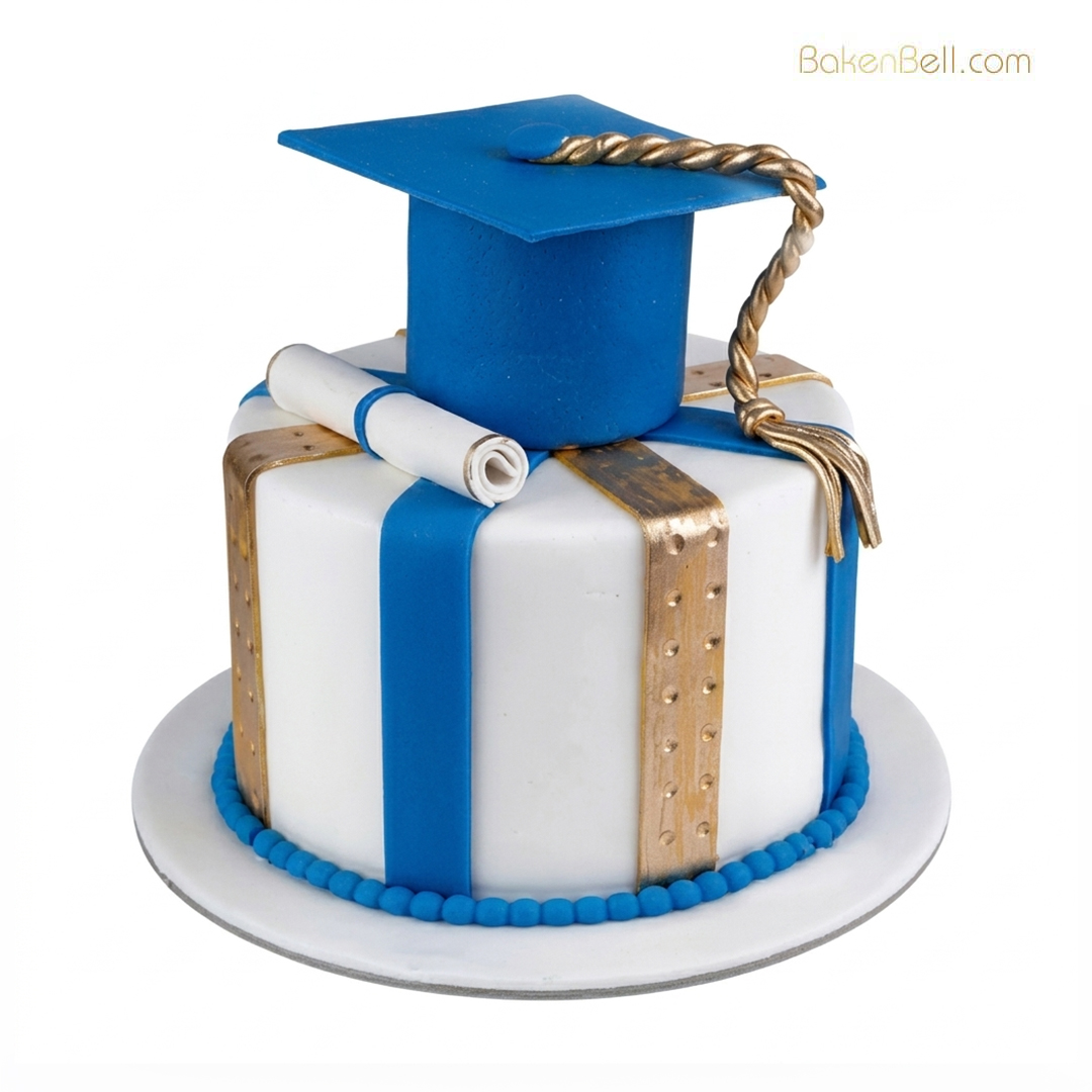 Minimalist Graduation Cake Minimalist Graduation Cake - Image 1