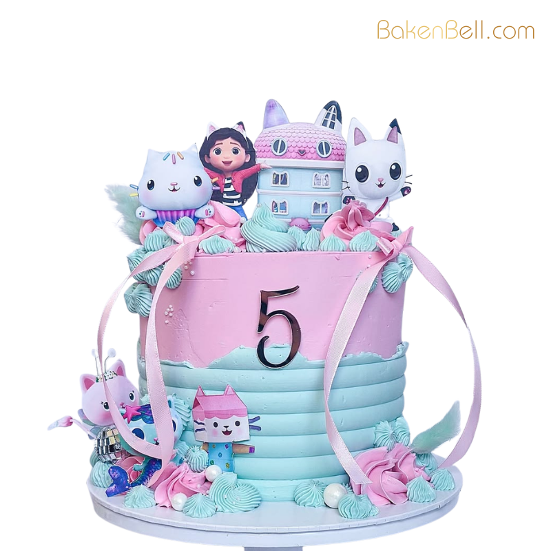 8 Gabby’s Dollhouse Birthday Cake - Image 1
