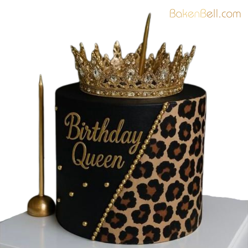 Luxury Leopard Crown Cake Luxury Leopard Crown Cake - Image 1
