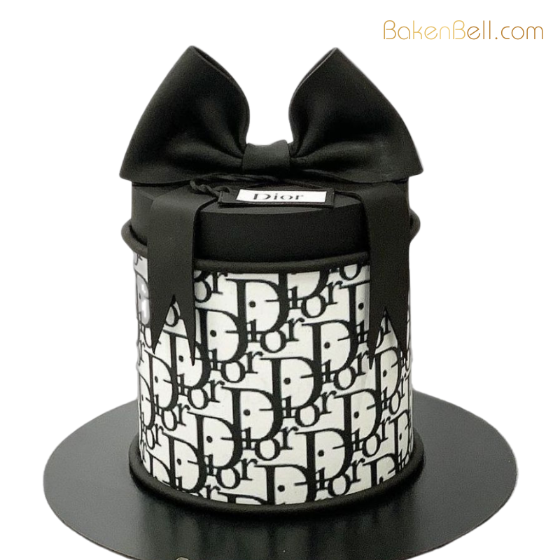 Royal Black Dior Cake Royal Black Dior Cake - Image 1